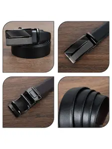 Provogue Men Textured Reversible Formal Belt