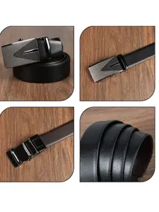 Provogue Men Textured Reversible Formal Belt