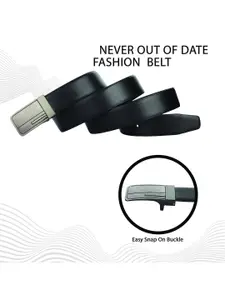 Provogue Men Textured Reversible Formal Belt
