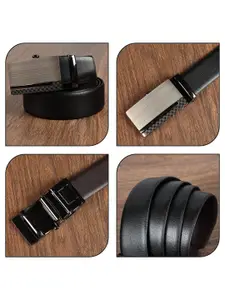 Provogue Men Textured Reversible Formal Belt