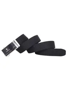 Provogue Men Textured Slider Buckle Belt