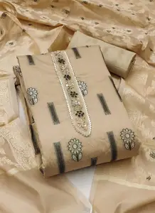 ASISA Sequined Embellished Unstitched Dress Material