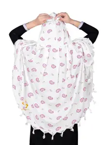 Vicharan Women Printed Sun Light Protection Cotton Scarf