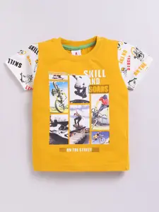 Annie Infants Pack Of 2 Printed Pure Cotton T-Shirt With Shorts