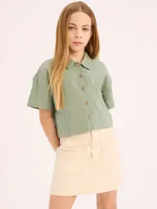 DeFacto Girls Pure Cotton A-Line Mini Skirt