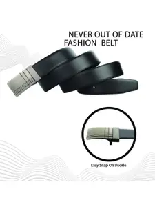 Provogue Men Textured Reversible Formal Belt