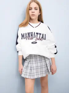 DeFacto Girls Checked A-Line Mini Skirt