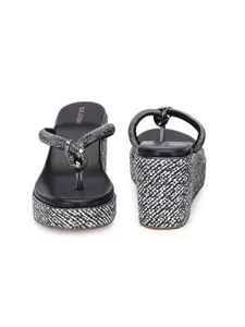 CLOG LONDON Women Embellished Wedge Heels Sandals