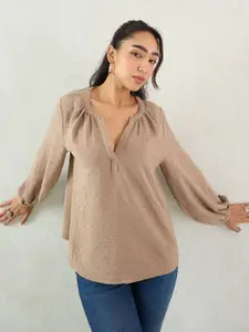 FEMMELLA Mandarin Collar Top