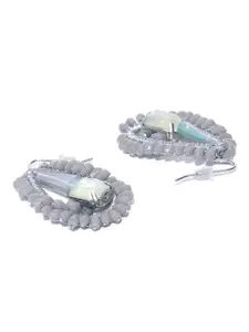 Priyaasi Artificial Stones Teardrop Shaped Drop Earrings