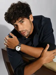 Britime Spencer Men Embellished Dial Analogue Automatic Motion Powered Watch