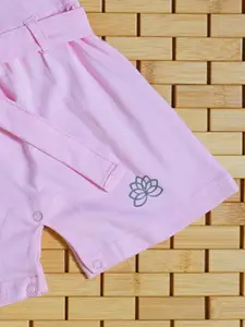 THE MAPLES FASHION Infant Girls Pack of 2 Hosiery Cotton Dress