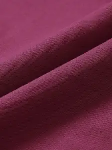 U.S. Polo Assn. Women Solid Polo Collar Regular Fit Cotton T-shirt