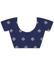 Saree mall Checked Zari Sungudi Sarees