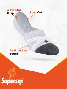 Supersox Men Low Cut No Show Loafer Socks For Men (Pack Of 4)