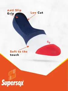 Supersox Men Pack Of 4 Cut No Show Loafer Socks