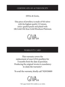 GIVA Rhodium Plated 925 Sterling Silver Zircon Studded A Star Drop Earrings