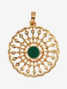 Kushal's Fashion Jewellery Rose Gold Embellished Bridal Artificial Stones Mangalsutra