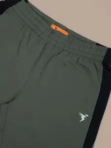 Technosport Boys Colorblock Regular Fit Sports Shorts with 4 Way Crispy