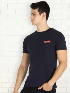 Moda Rapido Men Typography Printed Round Neck Cotton Slim Fit T-shirt