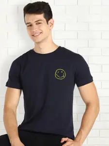 Moda Rapido Men Graphic Printed Round Neck Cotton Slim Fit T-shirt
