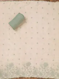 Koskii Ethnic Motifs Embroidered Sequinned Unstitched Dress Material