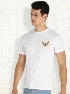 Moda Rapido Men Graphic Printed Round Neck Cotton Slim Fit T-shirt