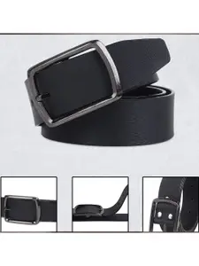 Metronaut Men Textured Leather Formal Belt