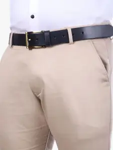 Metronaut Men Textured Leather Formal Belt