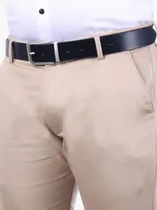 Metronaut Men Textured Leather Formal Belt