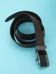 Metronaut Men Textured Leather Formal Belt