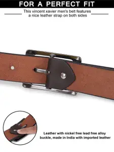 Metronaut Men Textured Leather Belt