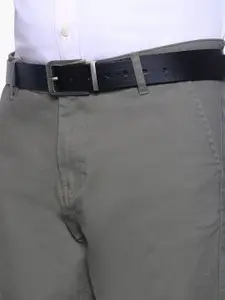 Metronaut Men Textured Leather Formal Belt