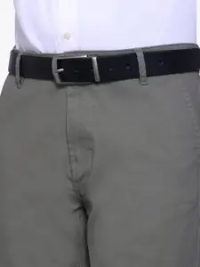 Metronaut Men Textured Leather Formal Belt