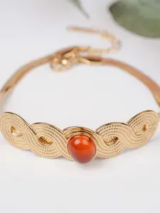 Zeraki Jewels Gold-Plated Wraparound Bracelet