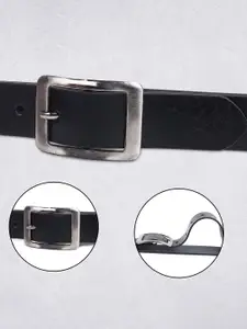 Metronaut Men Textured Leather Formal Belt