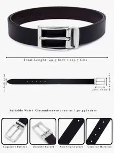 Metronaut Men Leather Formal Belt