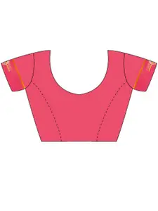 Saree mall Leheriya Printed Embroidered Border Georgette Sarees With Blouse Piece