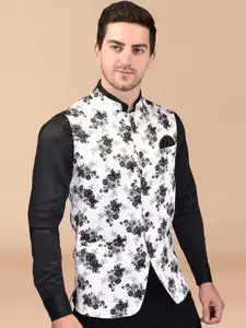 Moda Rapido Men Printed Woven Nehru Jacket