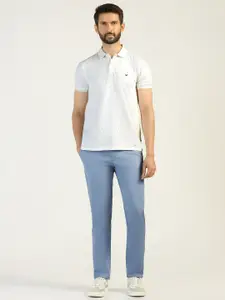 Blackberrys Men B-91 Slim Fit Low-Rise Cotton Trouser
