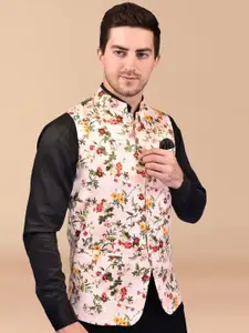 Moda Rapido Men Printed Woven Nehru Jacket