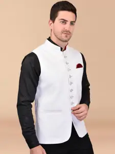 Moda Rapido Men Woven Nehru Jacket