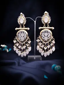 Anouk Diamond Shaped Jhumkas Earrings