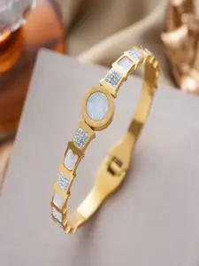 DressBerry Women Studded Cuff Bracelet