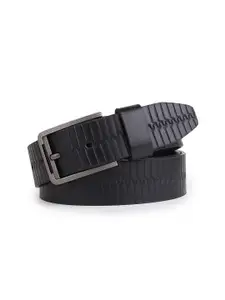 Metronaut Men Textured Leather Formal Belt
