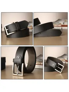 Metronaut Men Textured Leather Formal Belt