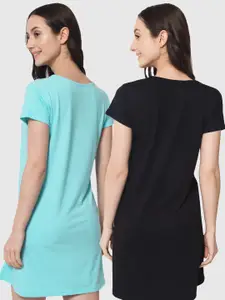 FFLIRTYGO Printed Nightdress