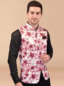Moda Rapido Men Printed Nehru Jacket