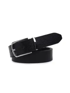 Metronaut Men Textured Leather Formal Belt