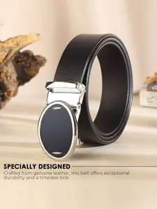 Metronaut Men Textured Leather Formal Belt